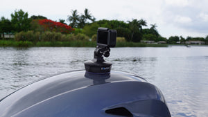 E-Sea Camera Mount-Suction Cup Action Camera Mount On Boat Outboard
